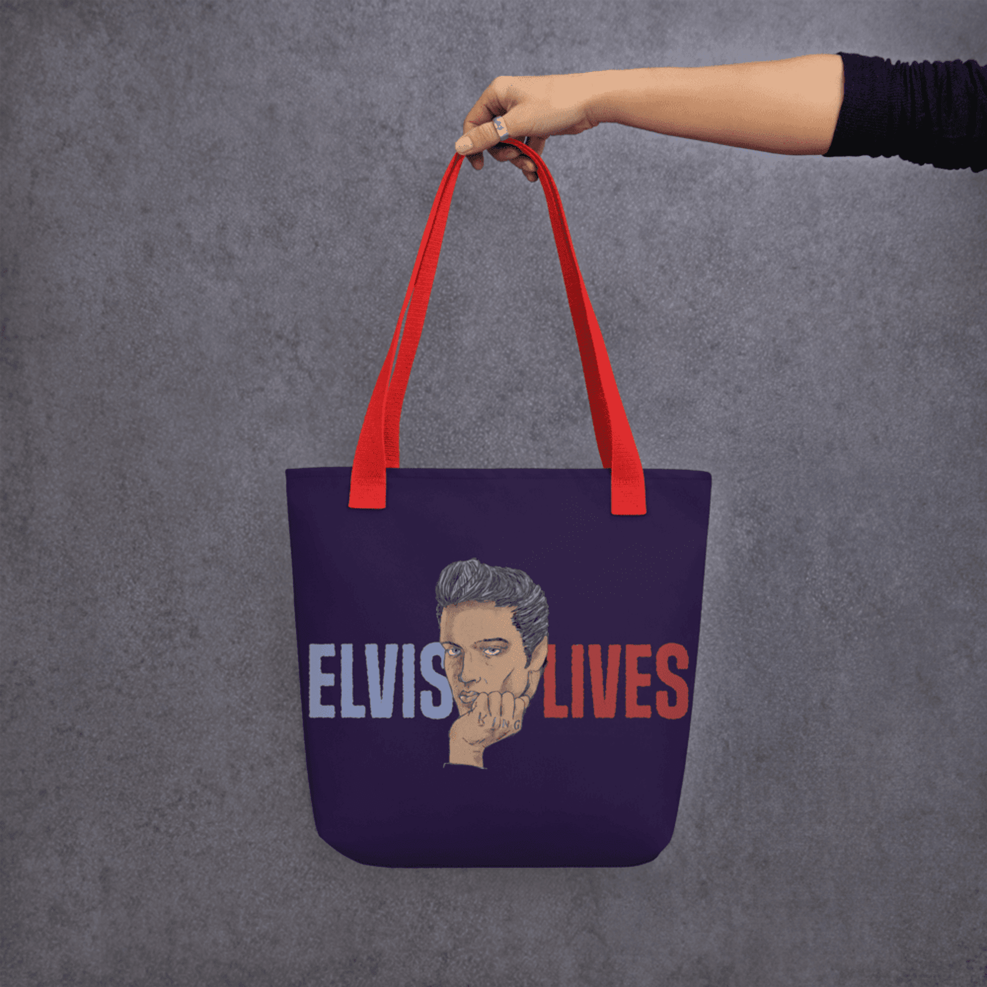 ELVIS LIVES bolso. - 3