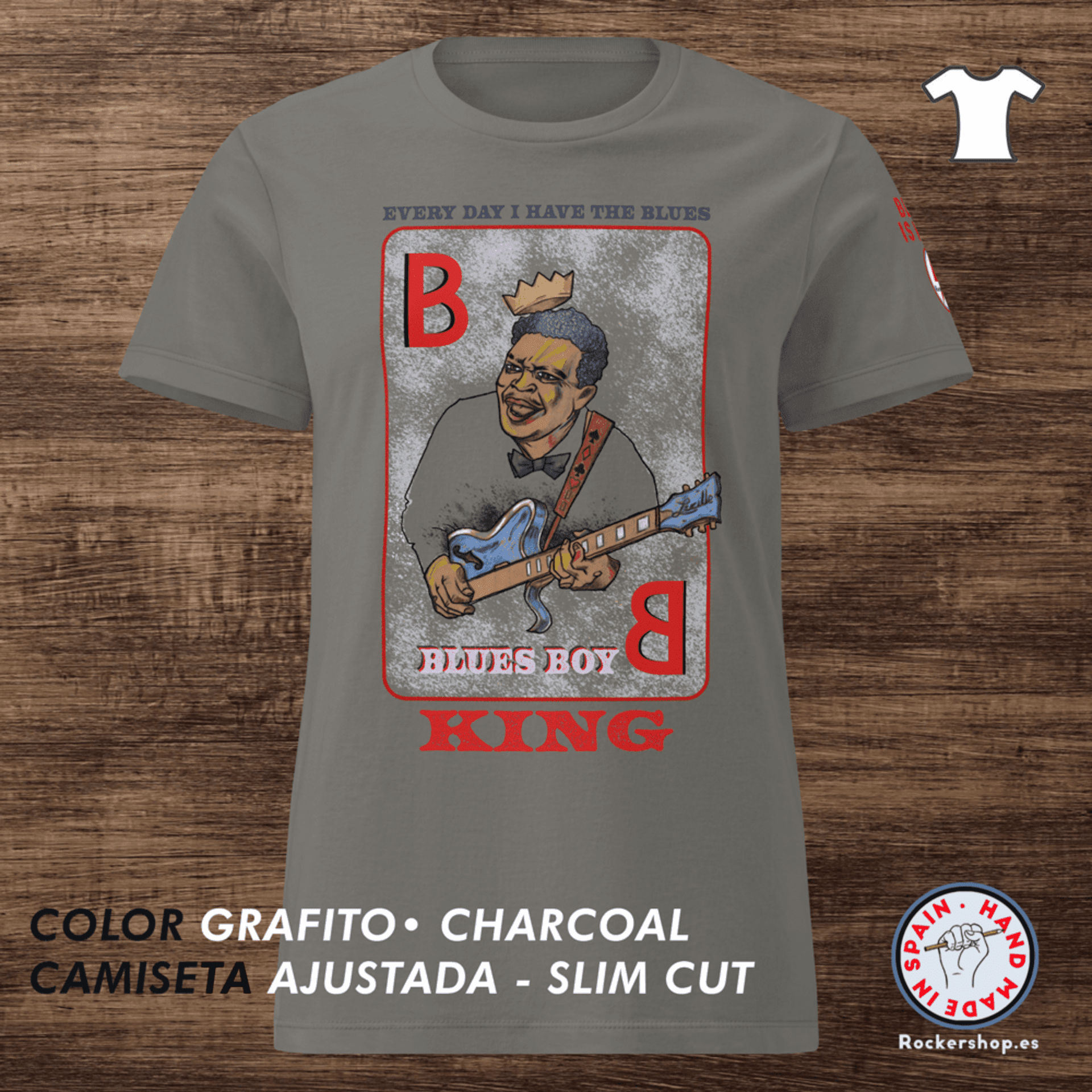 B.B.KING camiseta ajustada - 3