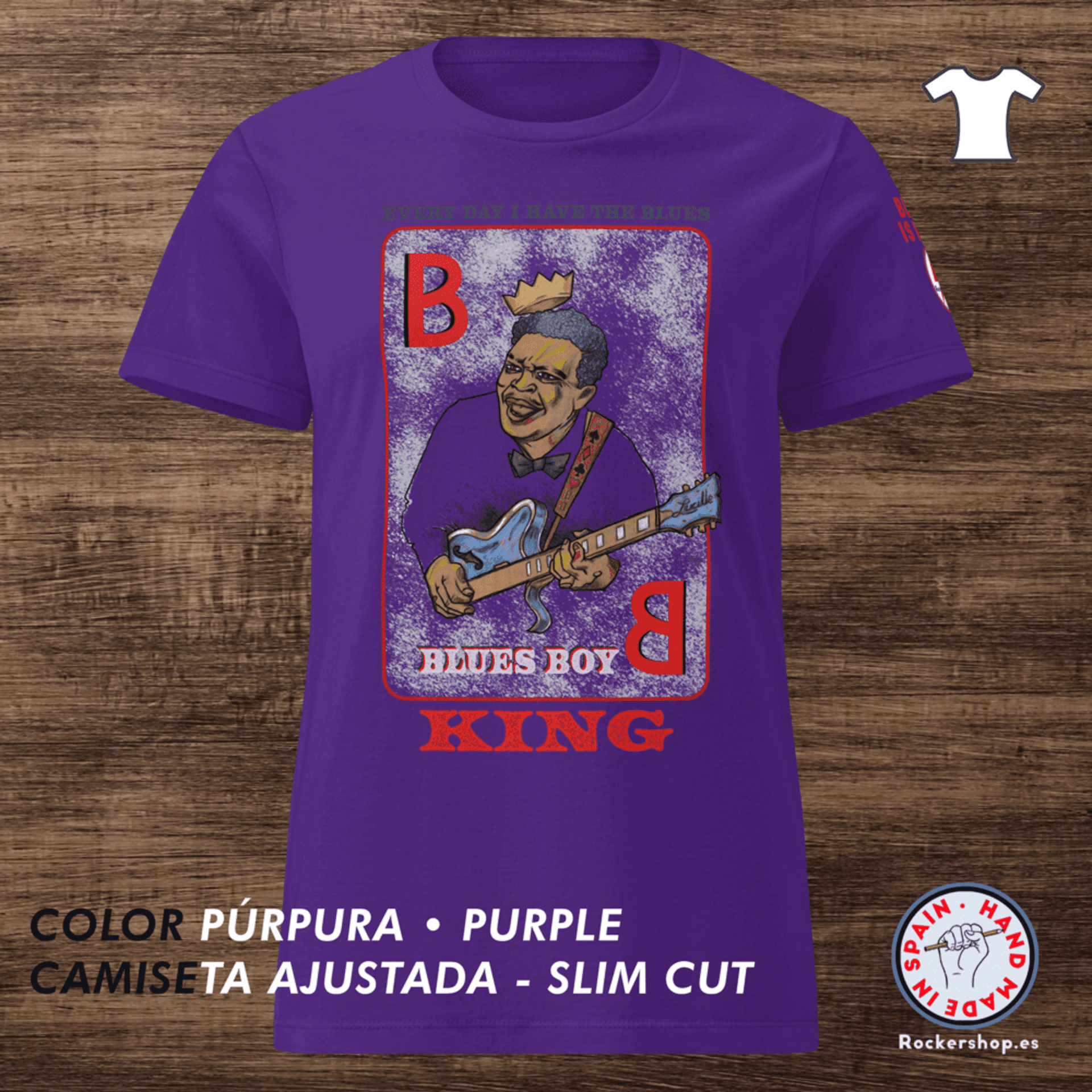 B.B.KING camiseta ajustada - 5