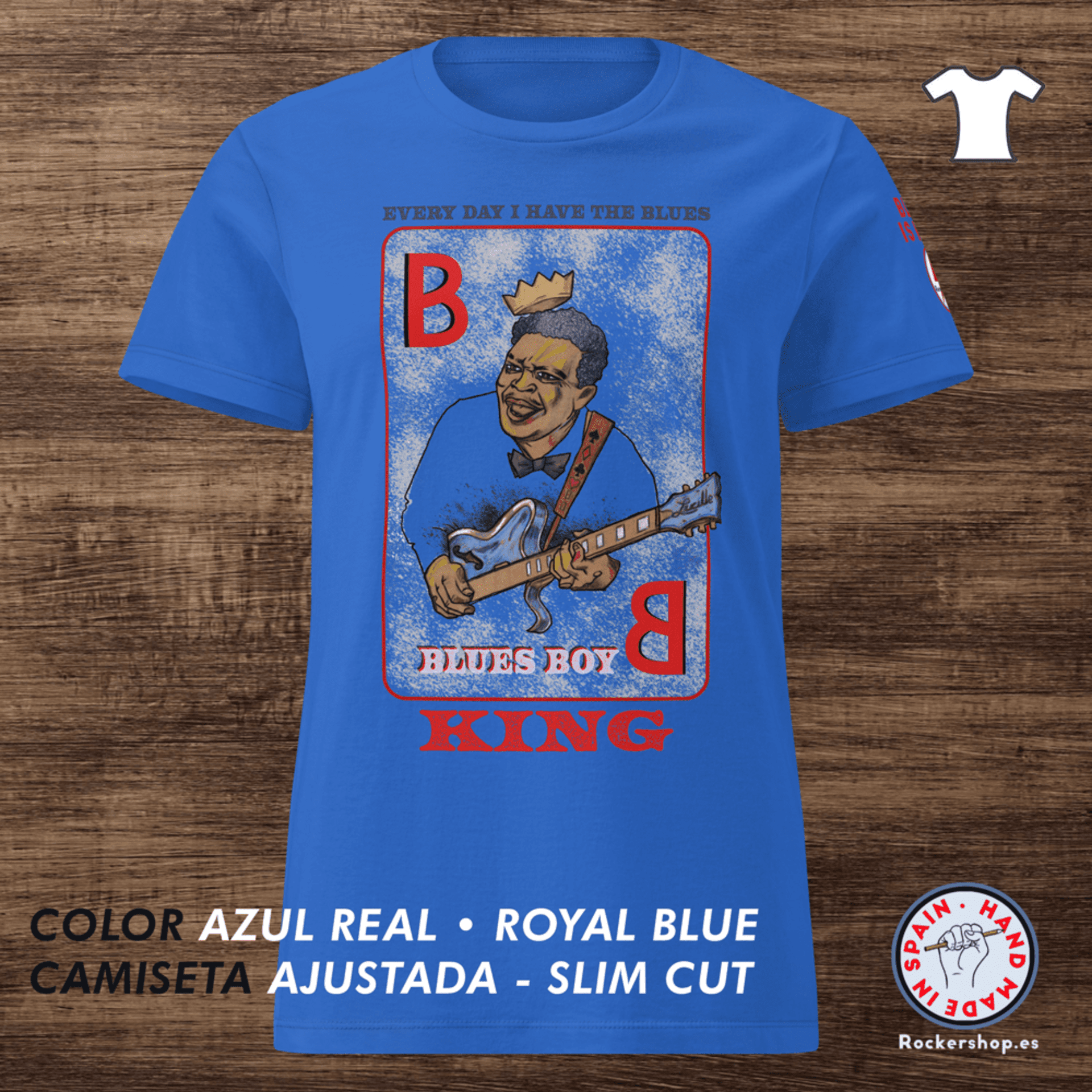 B.B.KING camiseta ajustada - 4