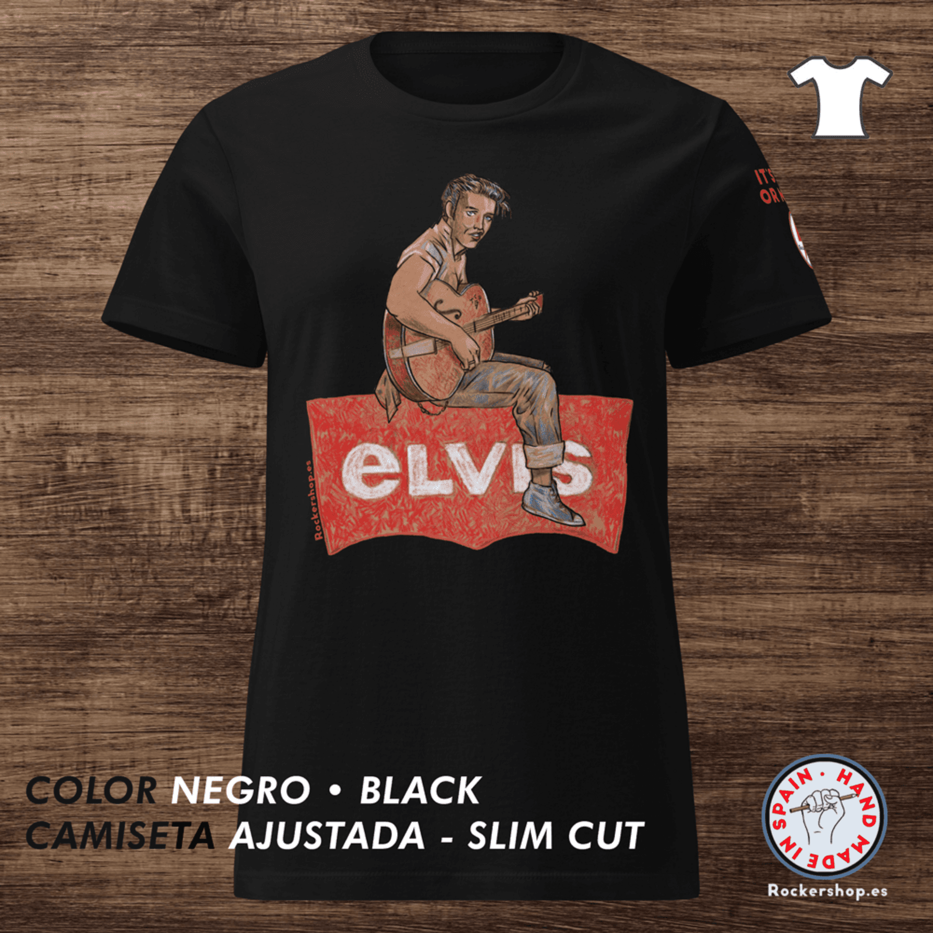 ELVIS JEANS camiseta ajustada - 2