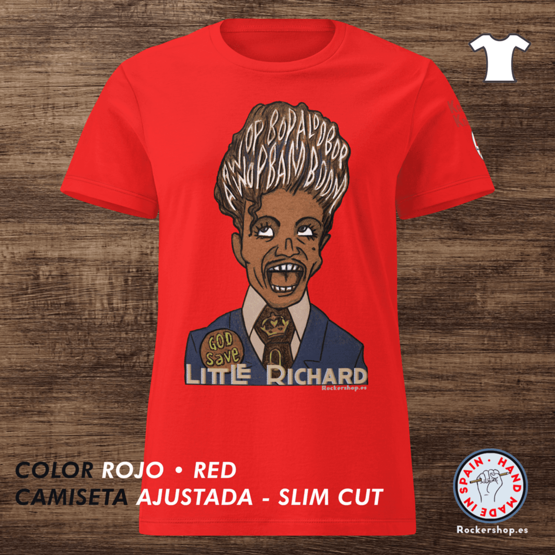 LITTLE RICHARD camiseta ajustada - 4