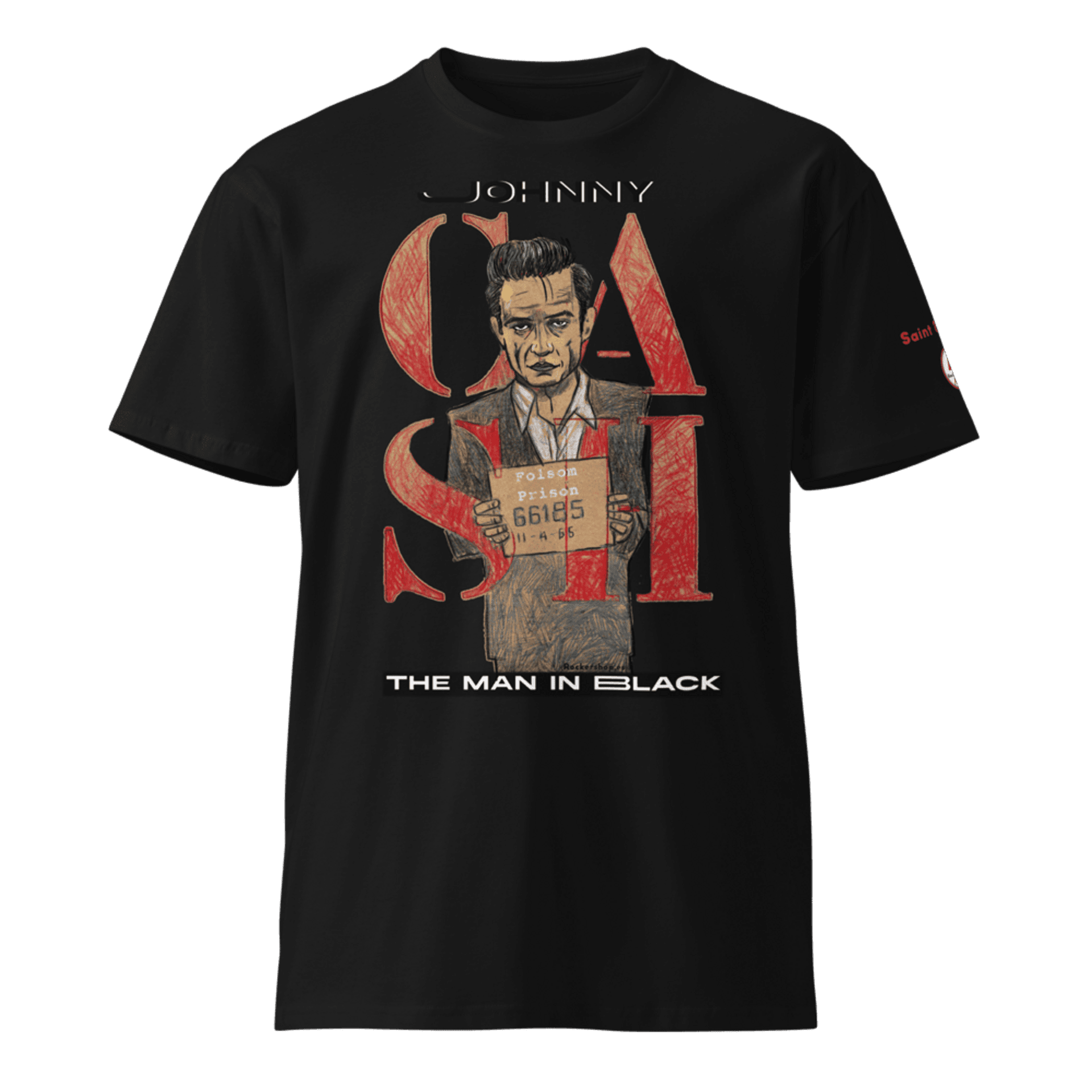 JOHNNY CASH camiseta ajustada - 3
