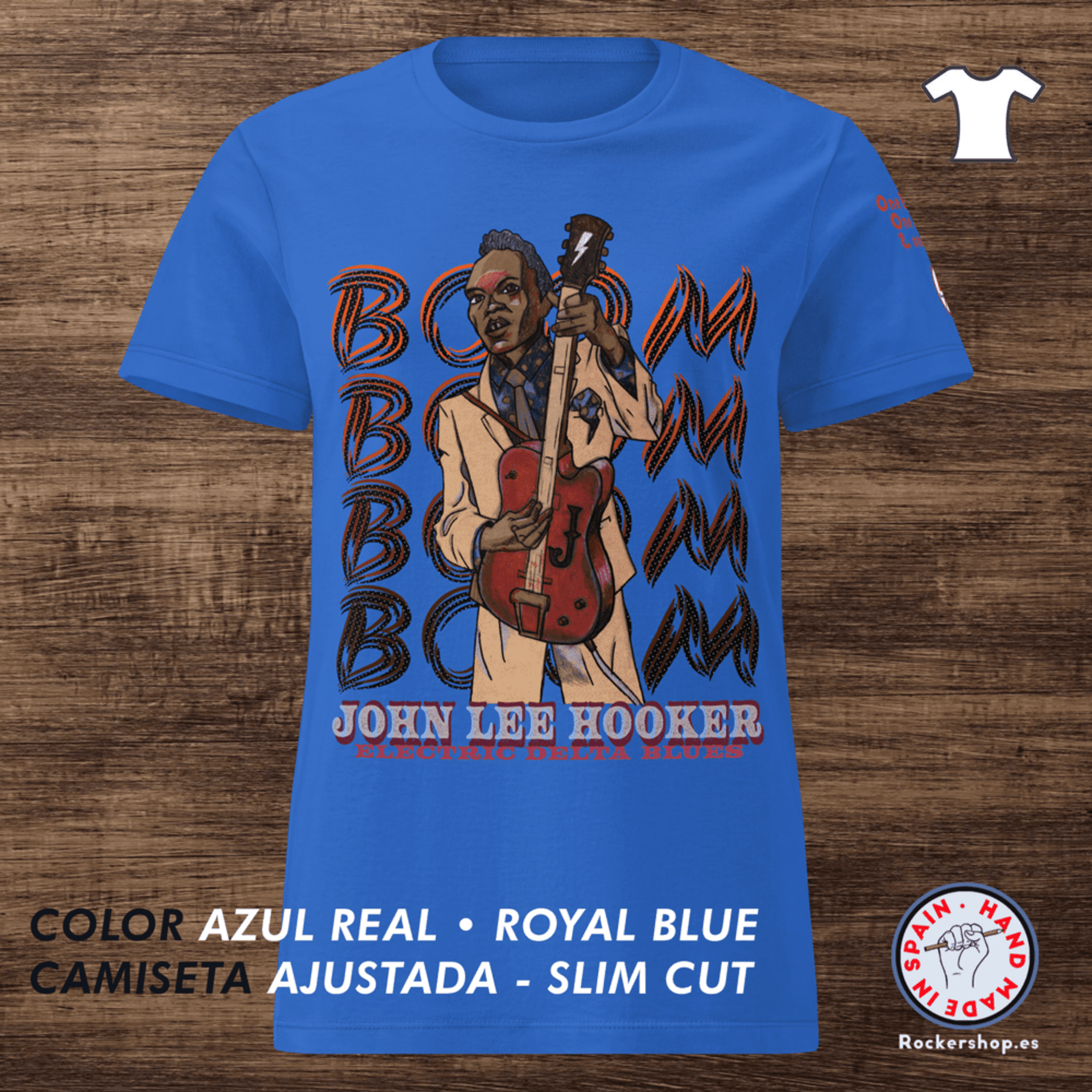 JOHN LEE HOOKER camiseta ajustada - 5