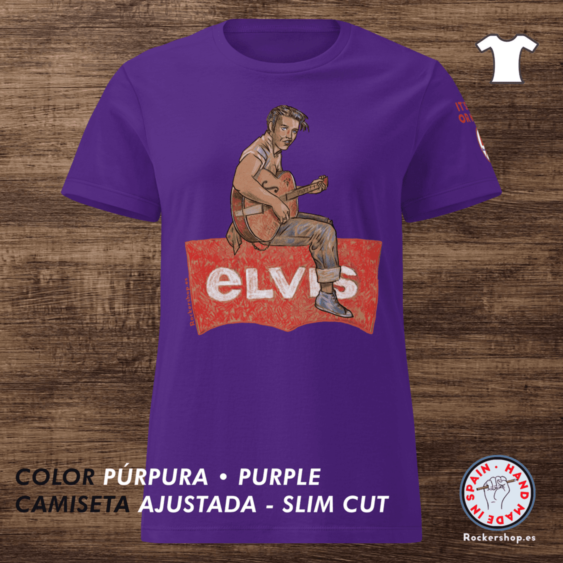 ELVIS JEANS camiseta ajustada - 4