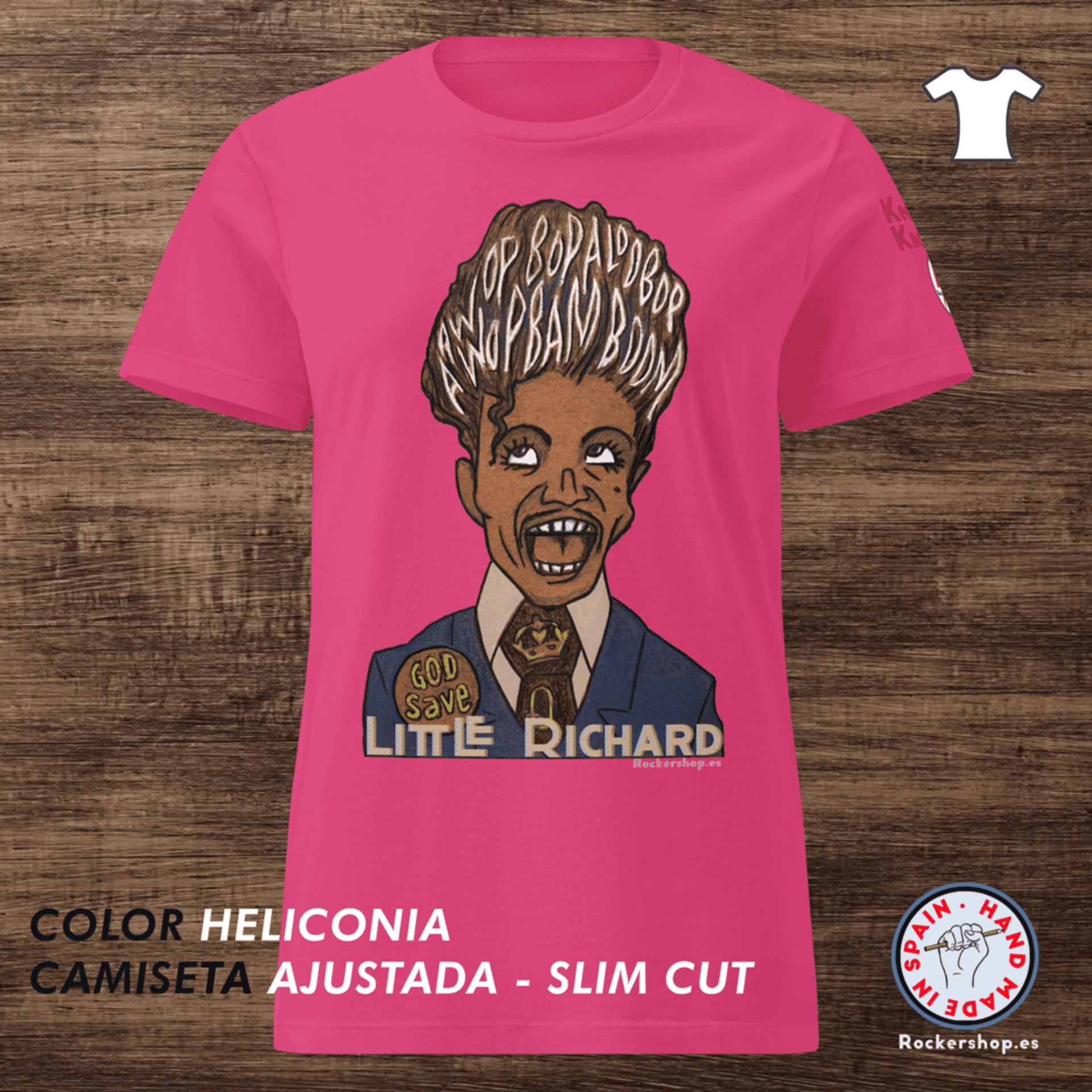 LITTLE RICHARD camiseta ajustada - 3
