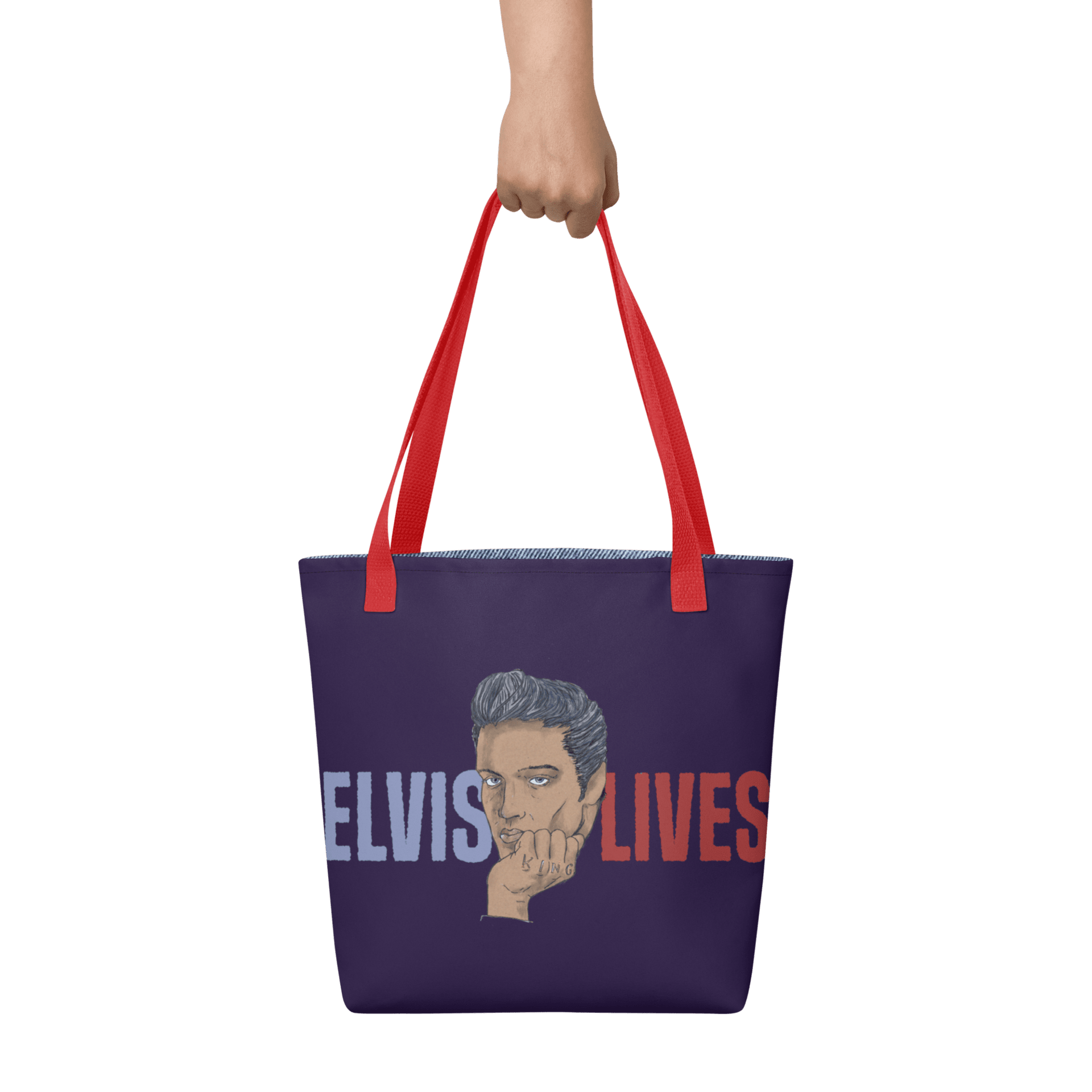 ELVIS LIVES bolso. - 8