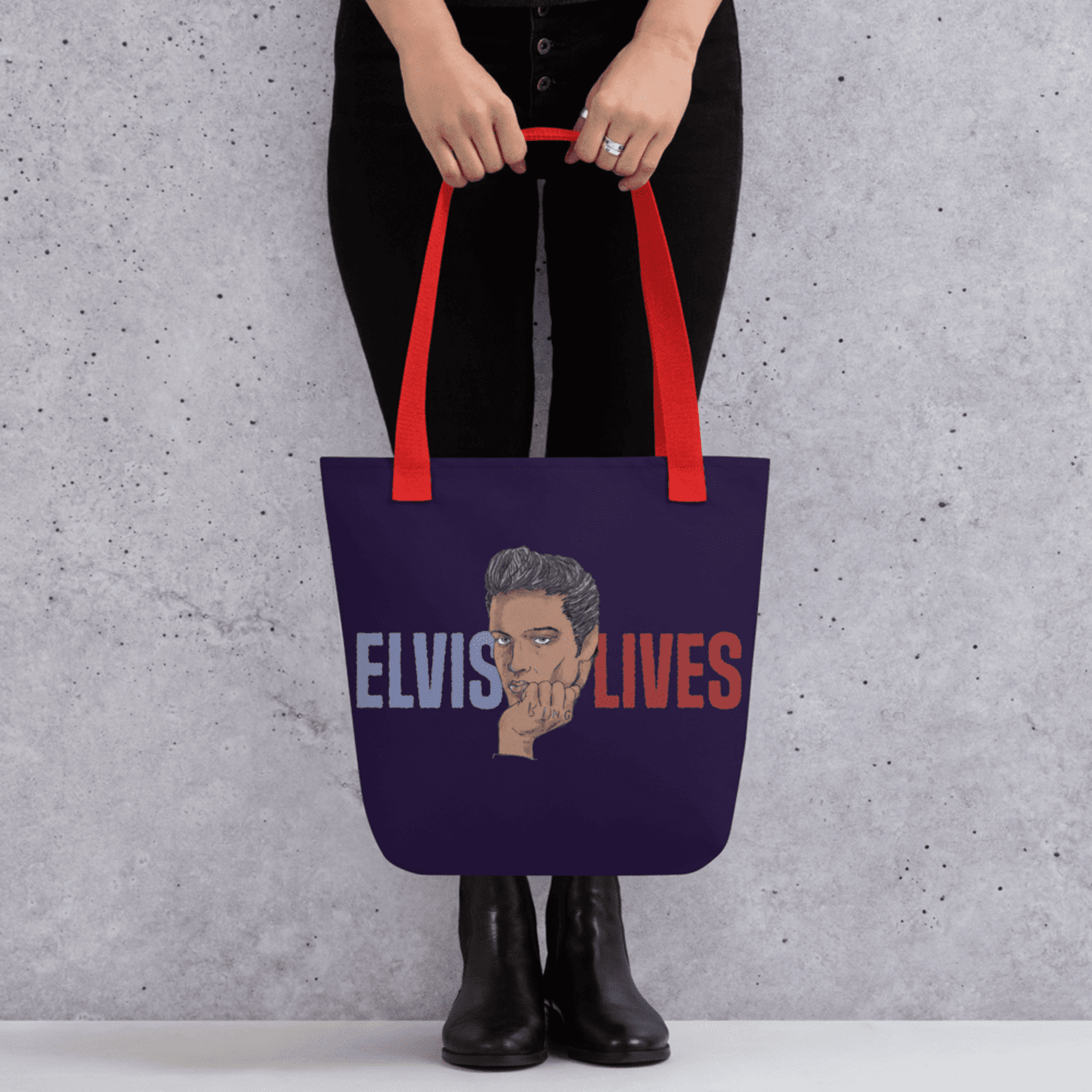 ELVIS LIVES bolso. - 10