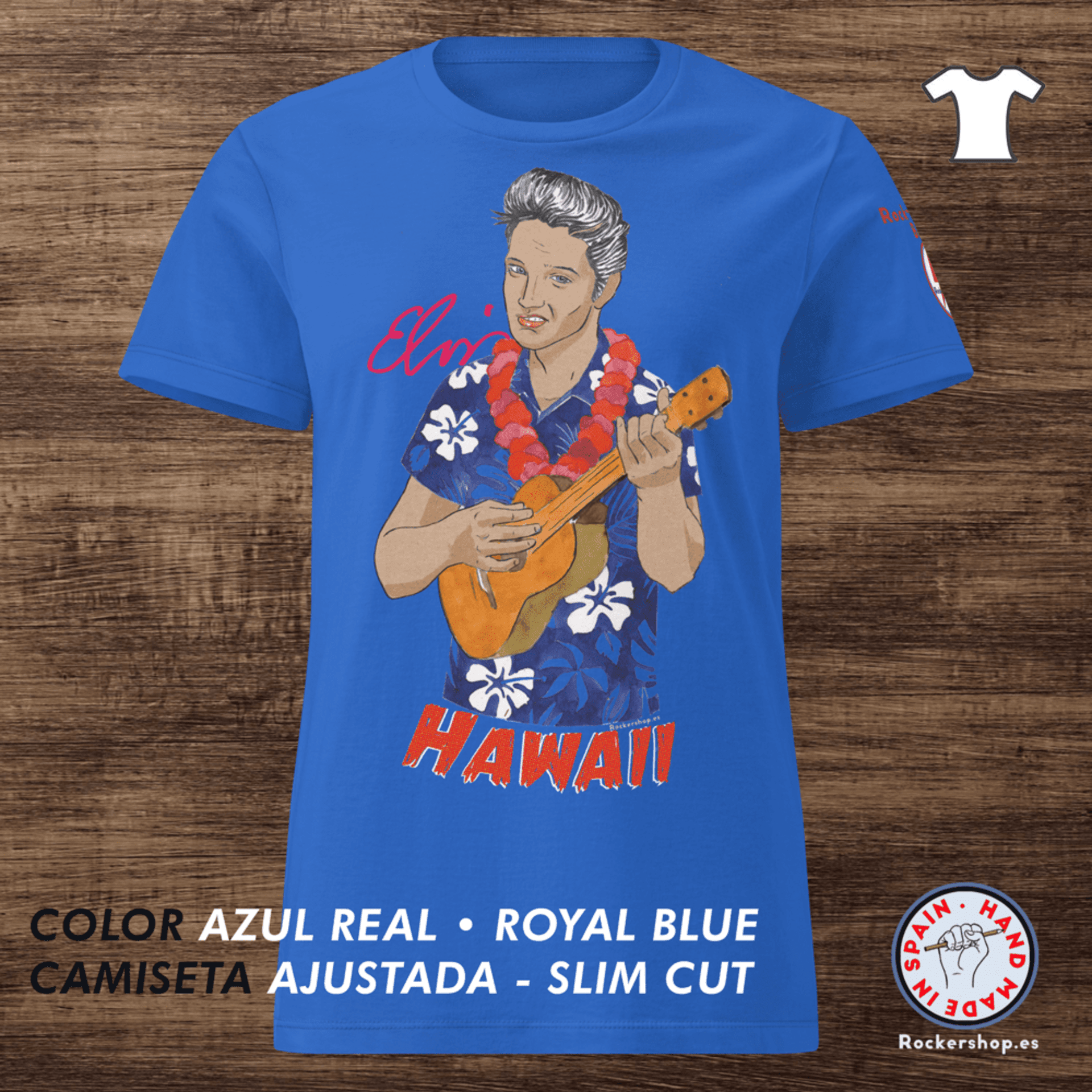 ELVIS HAWAII camiseta ajustada - 4