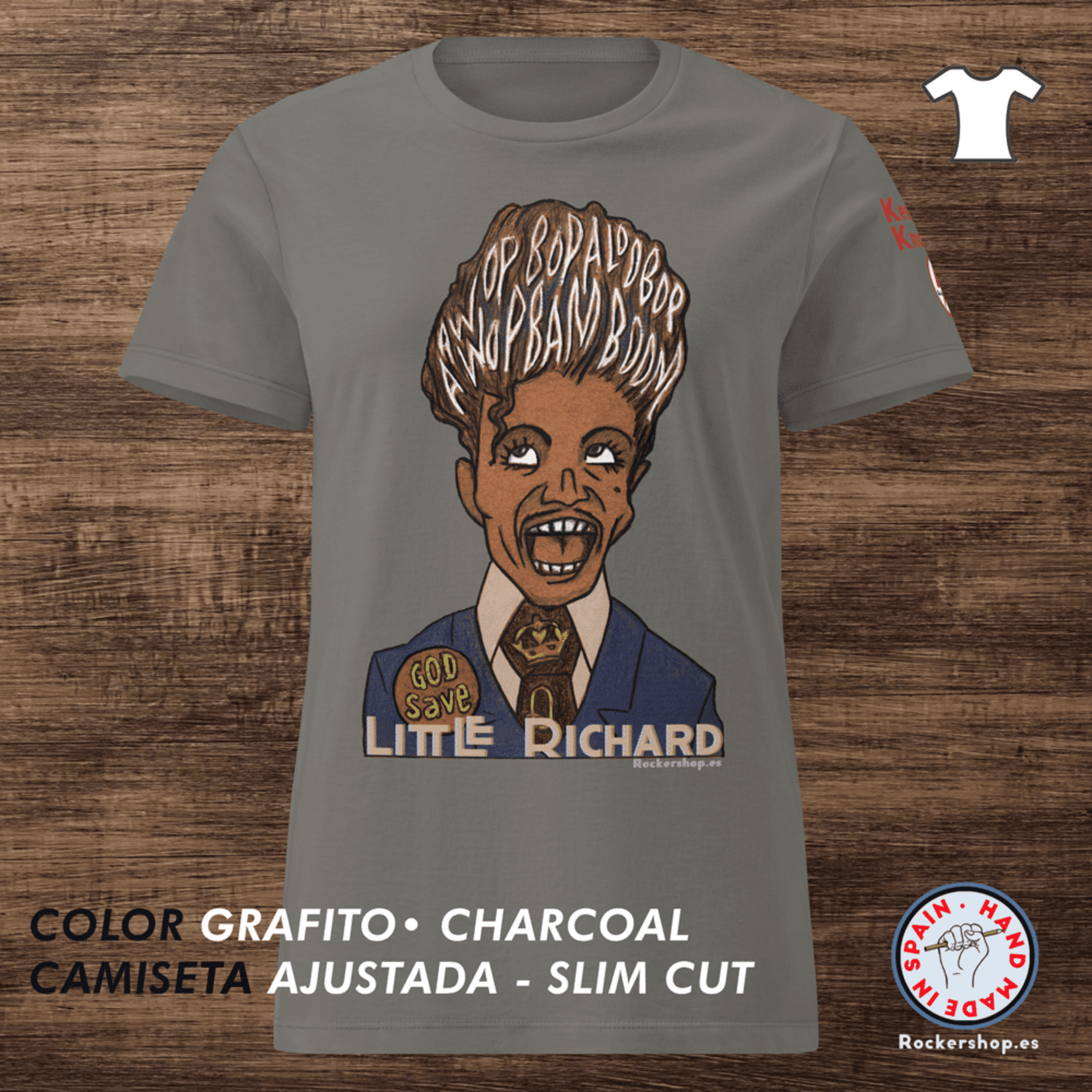LITTLE RICHARD camiseta ajustada - 5