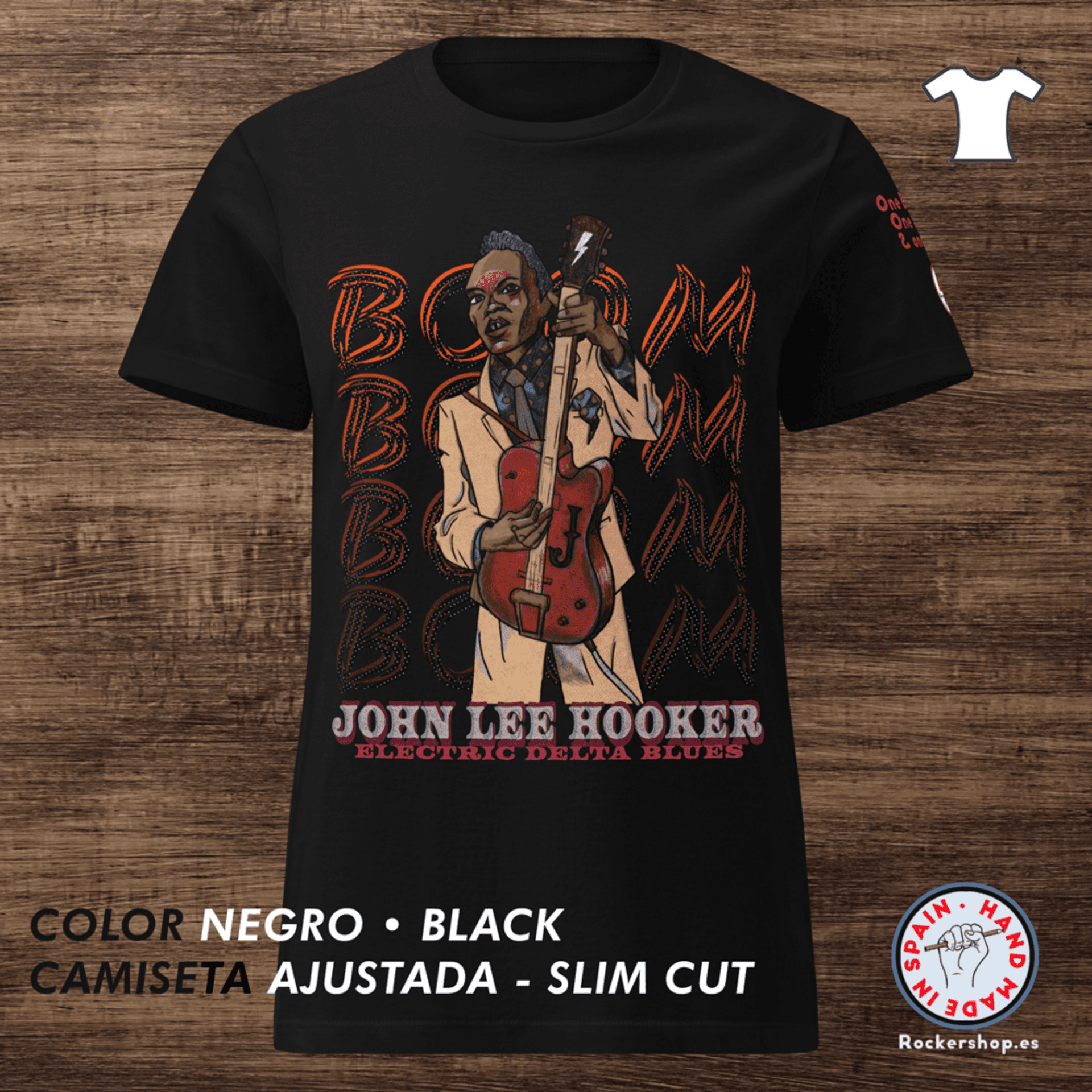 JOHN LEE HOOKER camiseta ajustada - 2
