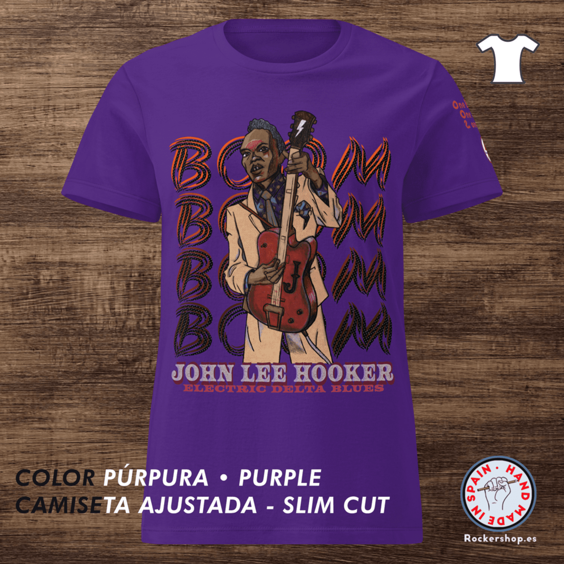 JOHN LEE HOOKER camiseta ajustada - 4