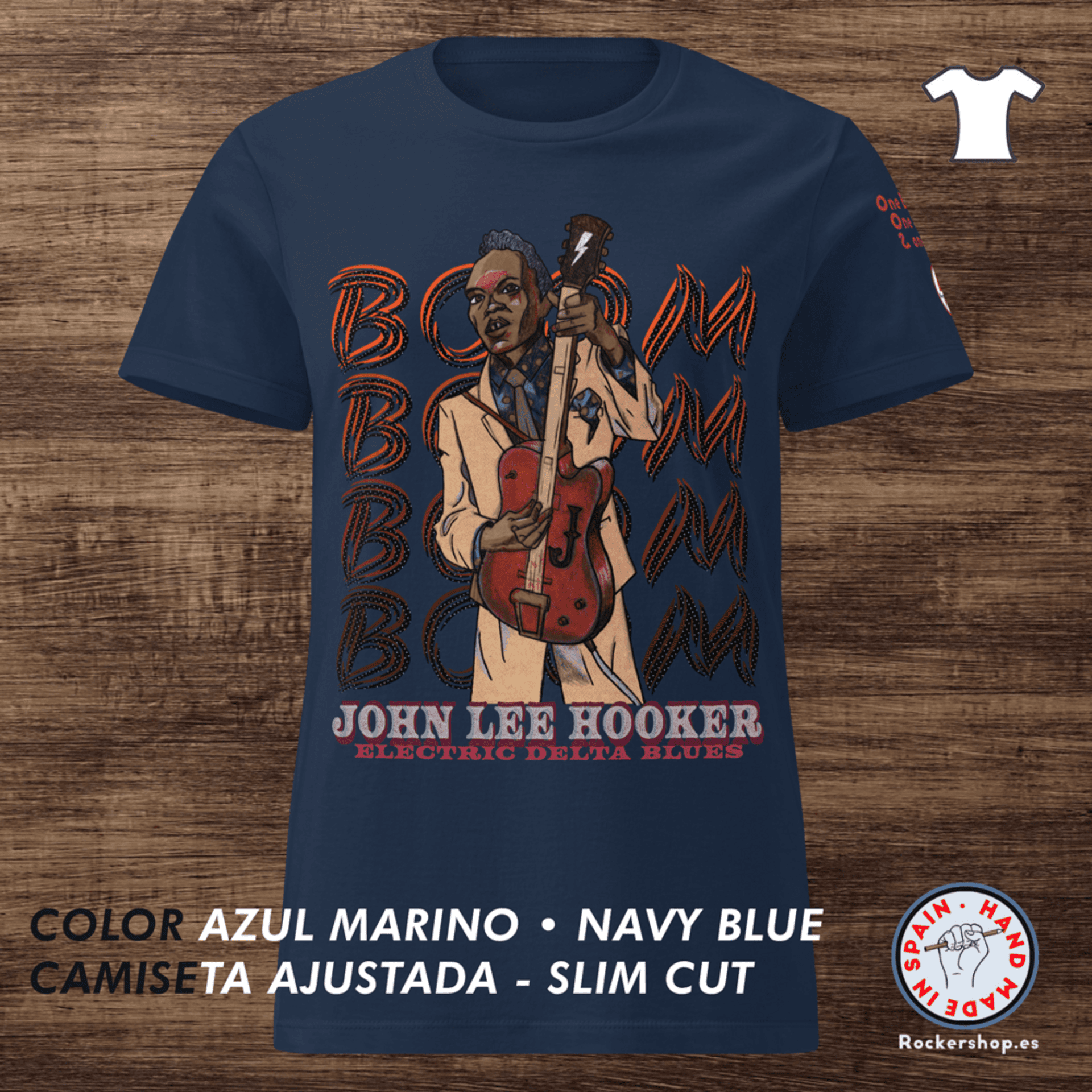 JOHN LEE HOOKER camiseta ajustada - 3